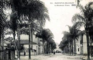 ALGER-MUSTAPHA-BELCOURT - BOULEVARD THIERS - 1915